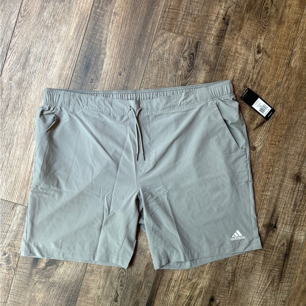 Adidas Hybrid Woven Grey Short Men's Size 2XL